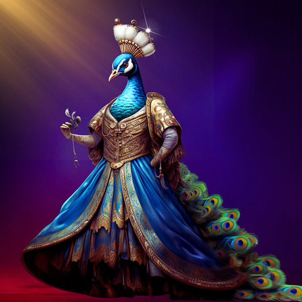 Royal Peacock   Print