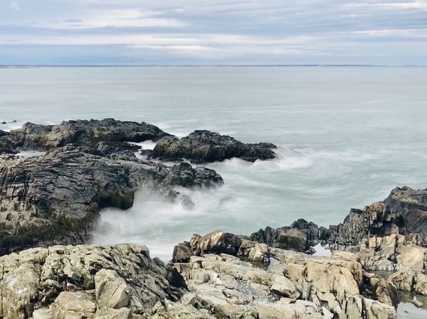 Crashing Waves on the Marginal Way by Jayne Kubicek