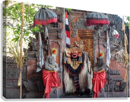 Barong dance Canvas Print