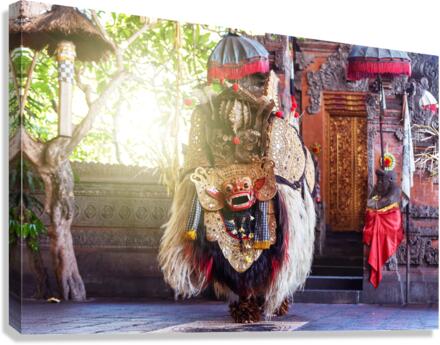Barong dance Canvas Print
