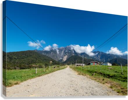 Mount Kinabalu Canvas Print