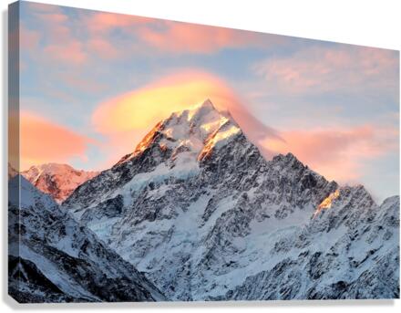 Mt Cook Sunset Canvas Print