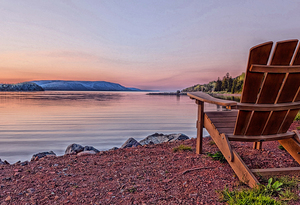 Dack Chair Views Bay Sunset
