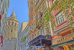 Bustle Around Galata Tower