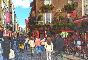 Flock Towards Temple Bar