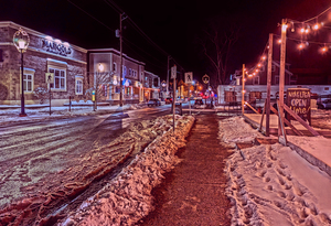 Warm Welcome Winter Night