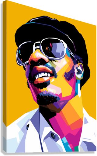 新品A2 STEVIE WONDERアートポスター 半光沢紙 Stevie Wonder by Wijaya6661 Wall Art