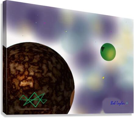 013KrellianMoonMS Canvas Print