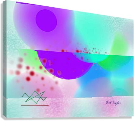 048BubbleStreamMS Canvas Print