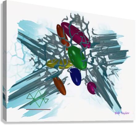 058SpaceBeansMS Canvas Print