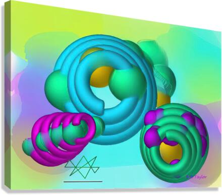 041Spirals3MS Canvas Print