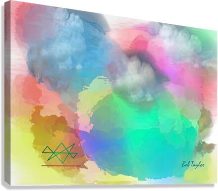 147GoldenCumulusMS Canvas Print