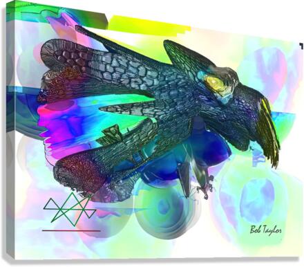 160BirdofPreyMS Canvas Print
