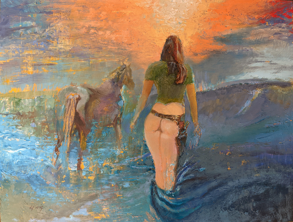 Riding Bareback by Daryl Urig