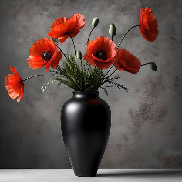 Red Poppies Print