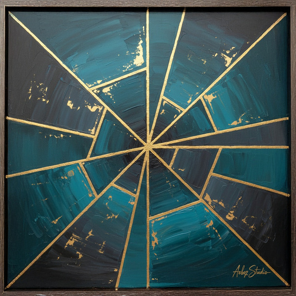 Radiant Divide Geometry of Light by Aeboz Studio