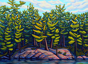 Reaching pines