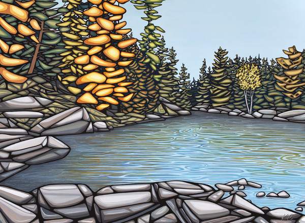 High Falls Algonquin Park  Print