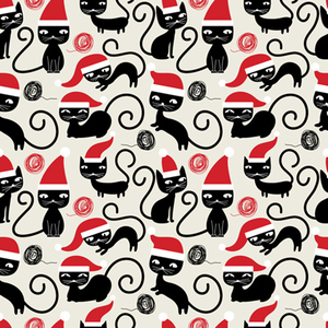 Cute christmas seamless pattern vector