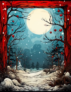 christmas frame border