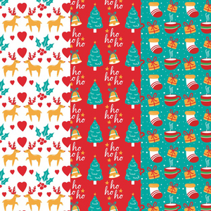 funny christmas pattern
