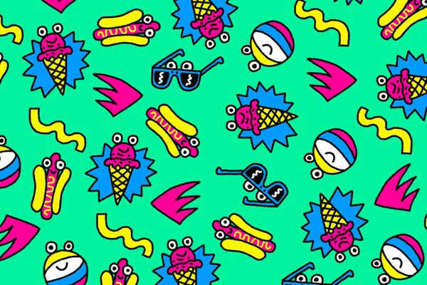 Pattern AdweekSummer Print