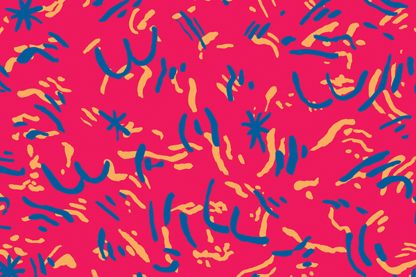 Pattern Booty Faces Print