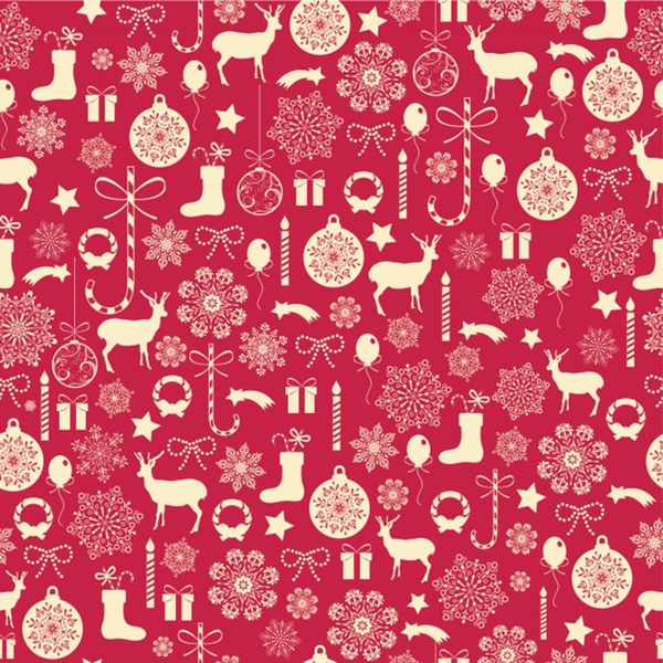 christmas pattern background Print