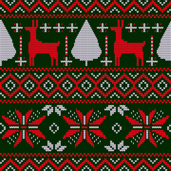 christmas pattern knitted design by Etnousta