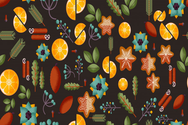 christmas seamless pattern Print