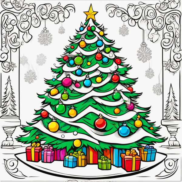 christmas tree Print