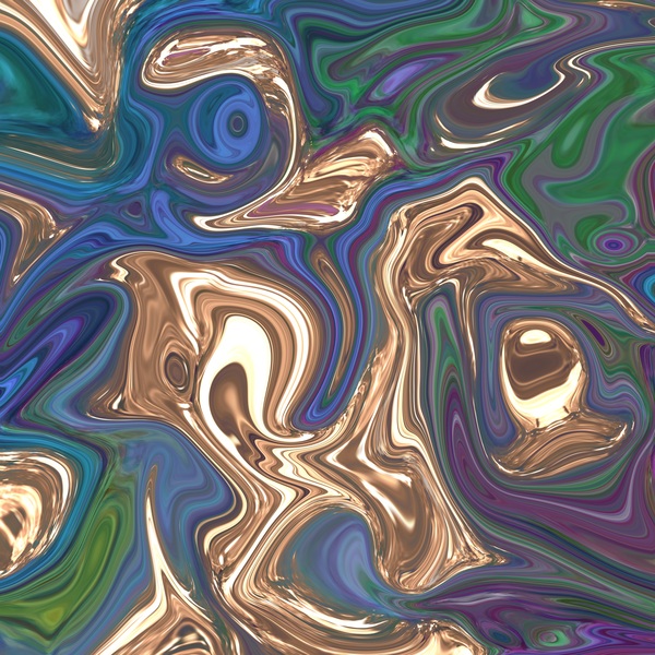 pattern psychedelic hippie abstract Print