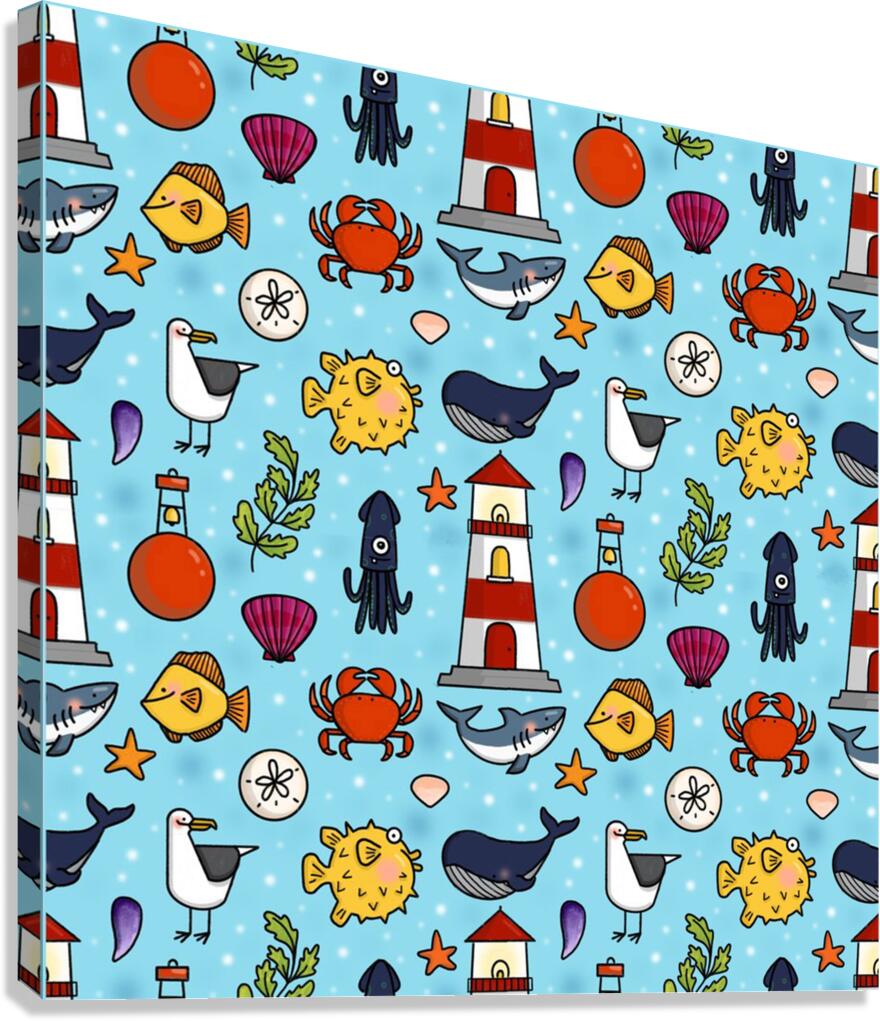 Surface Pattern Design Canvas Print