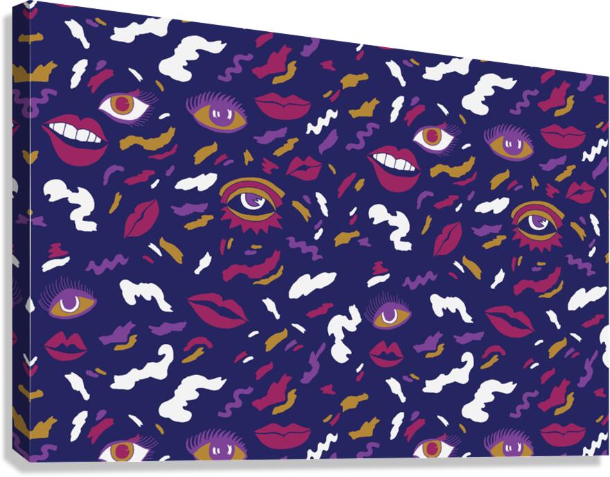 Pattern Burton Galmour Canvas Print