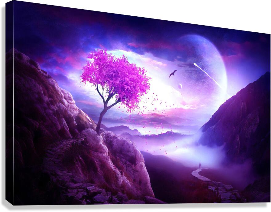 Fantasy World Canvas Print