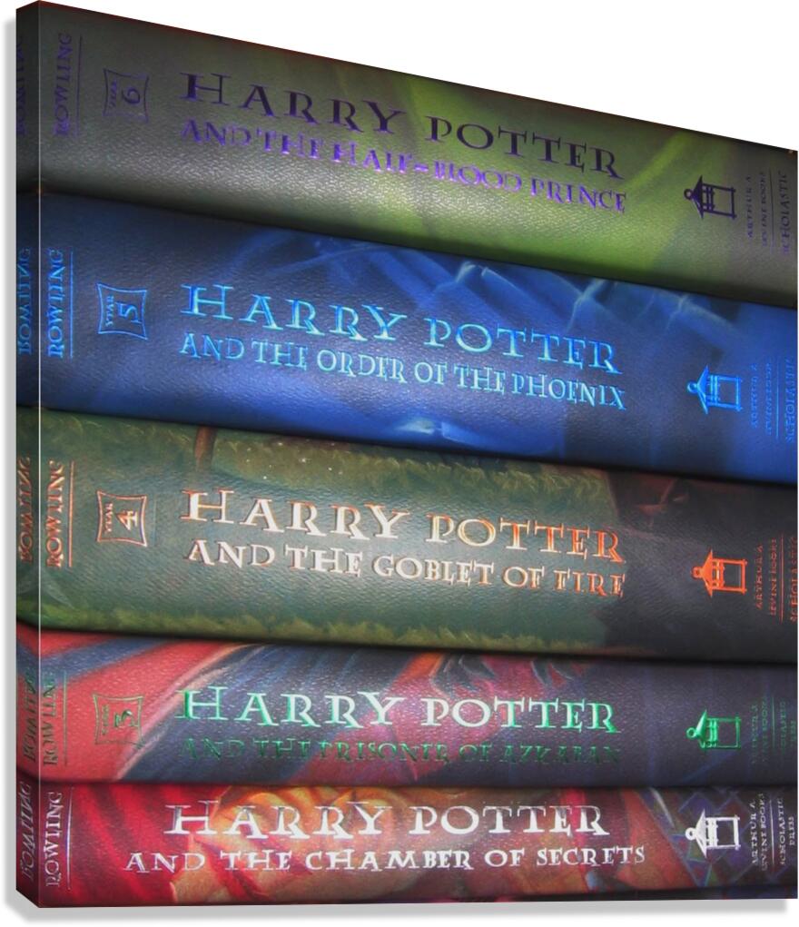 collection book Canvas Print
