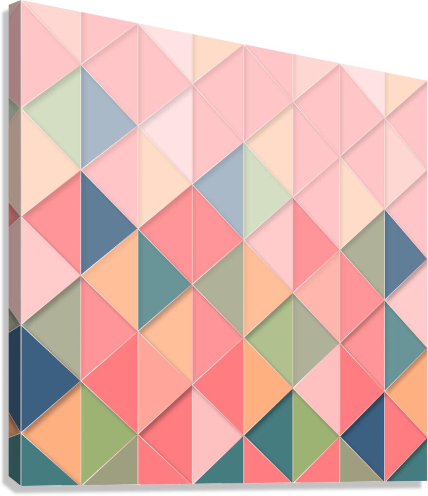 background geometric triangle Canvas Print