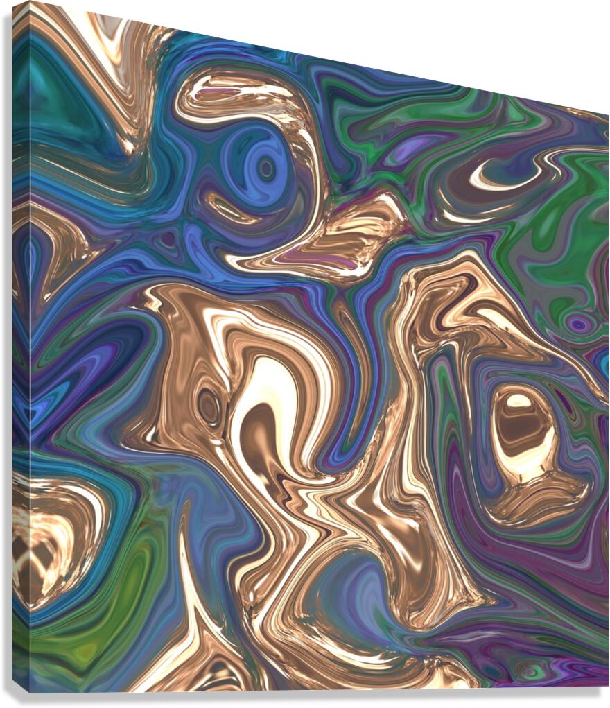 pattern psychedelic hippie abstract Canvas Print