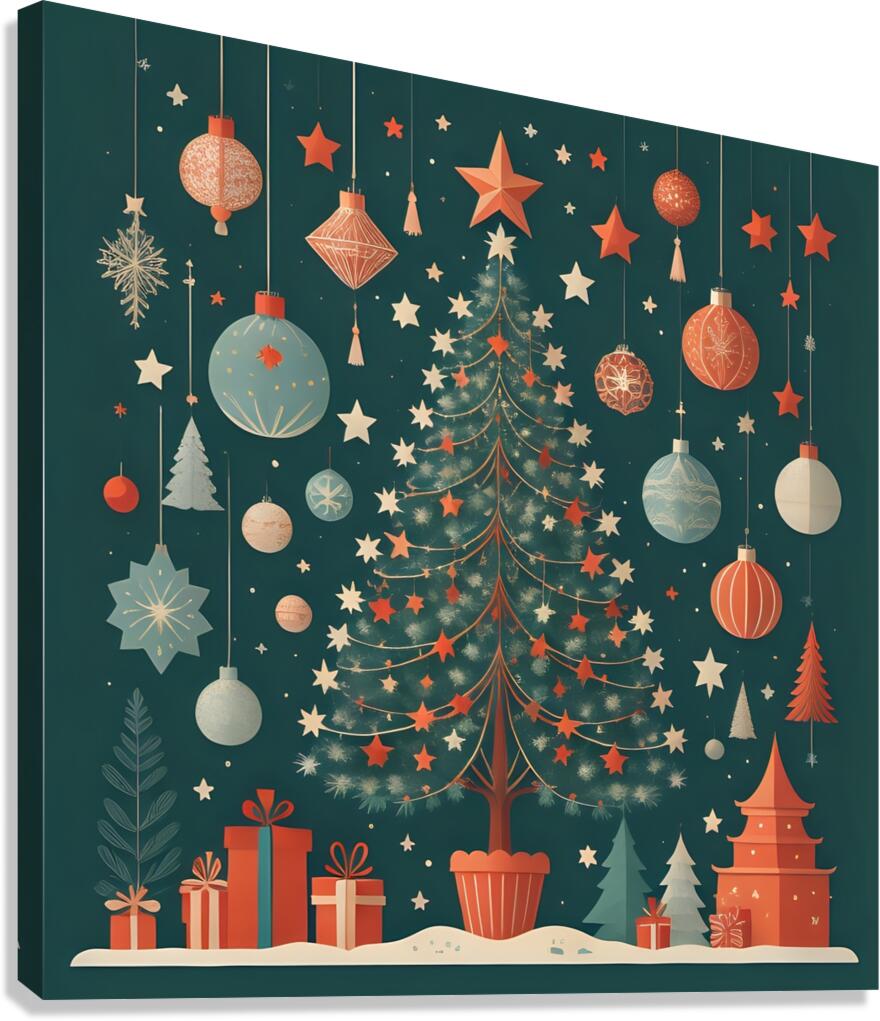 tree christmas Canvas Print
