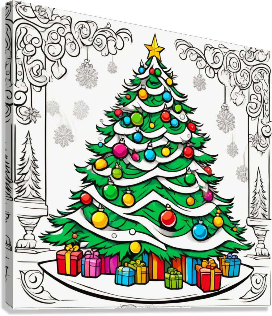 christmas tree Canvas Print