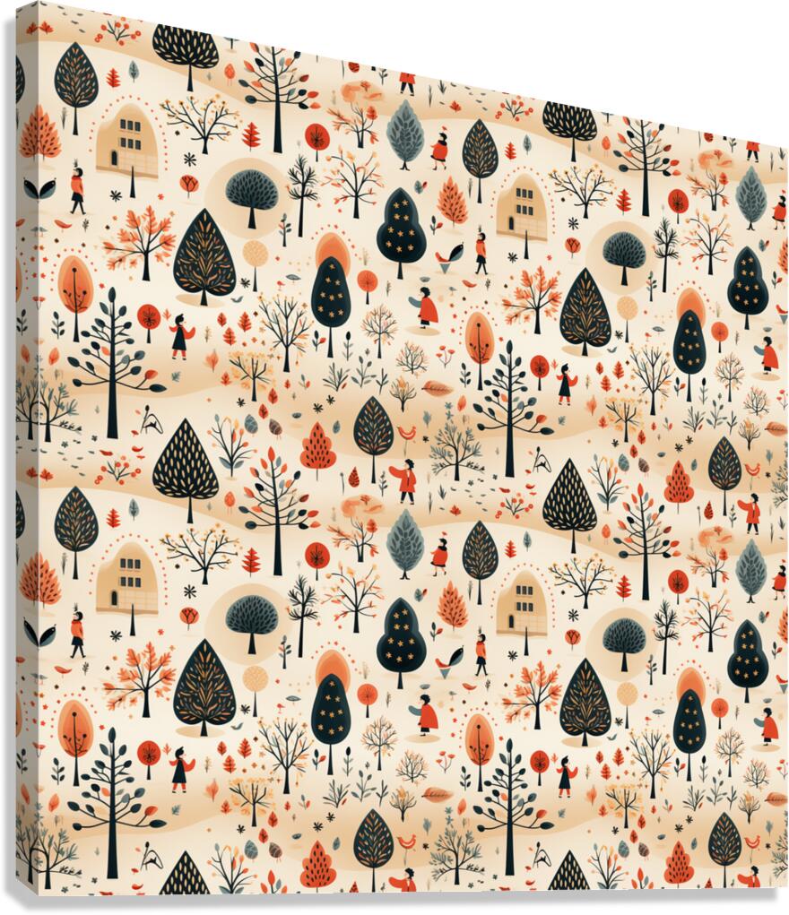 pattern seamless Canvas Print
