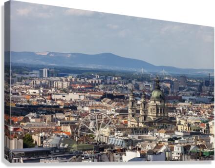 Budapest Cityscape Canvas Print
