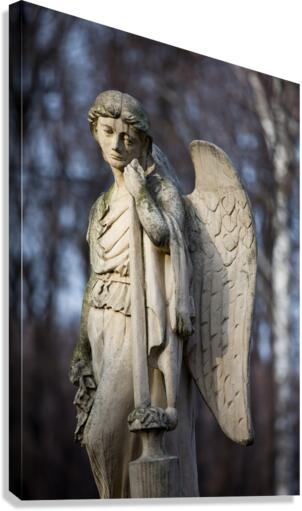 Angel Statue Canvas Print
