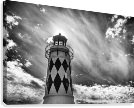 Lighthouse Sky Canvas Print