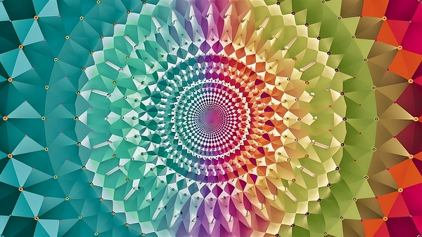 Mesmerizing Geometric Pattern by Hussein Said