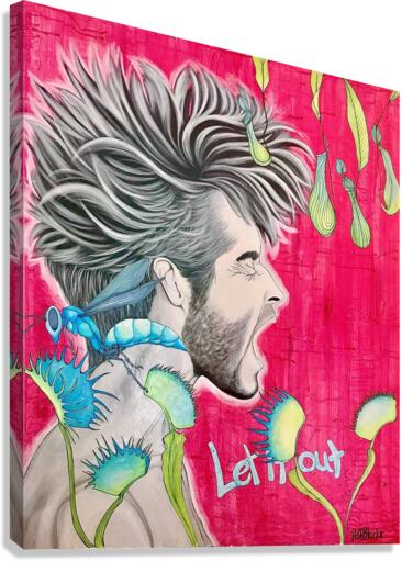 let it out Canvas Print