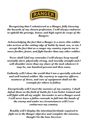 The Ranger Creed