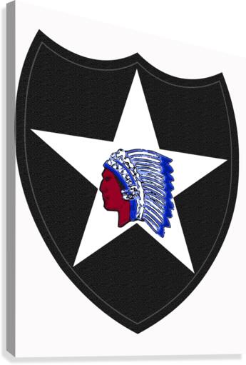 2nd Infantry Division Canvas Print