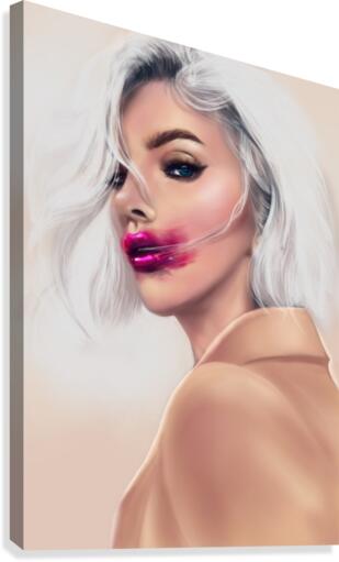 kiss Canvas Print