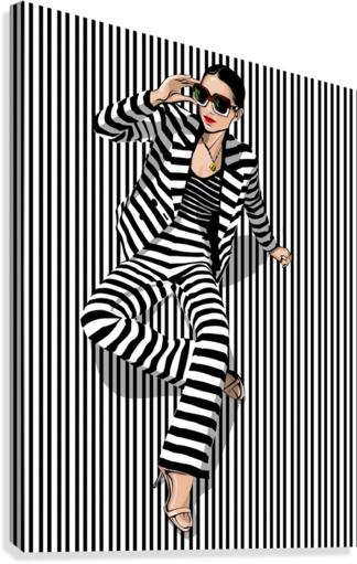 Zebra Canvas Print